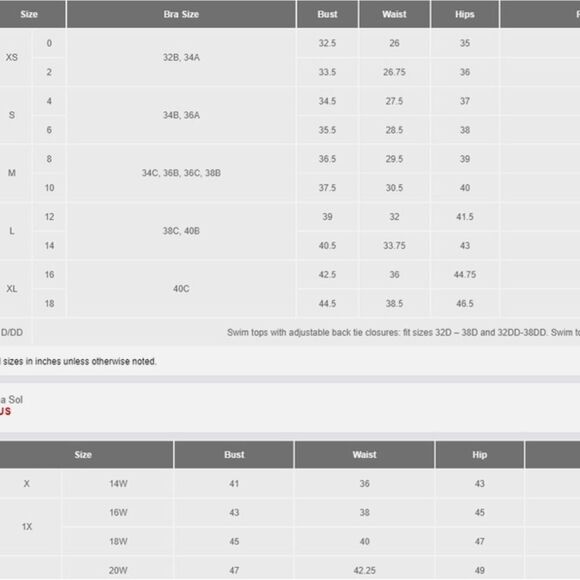 Kona Sol Women's Tropical Floral Print One Piece Swimsuit Medium 8-10 - Picture 7 of 7